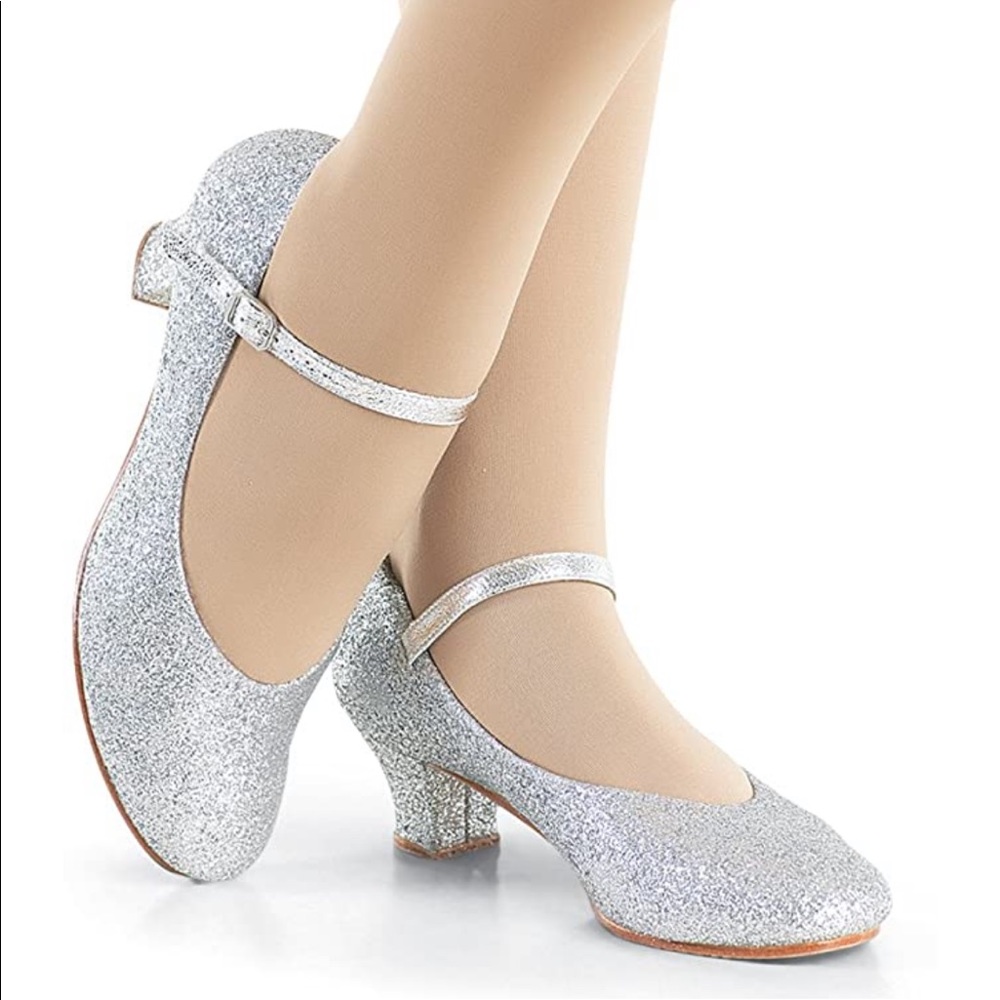 Sparkly dance heels